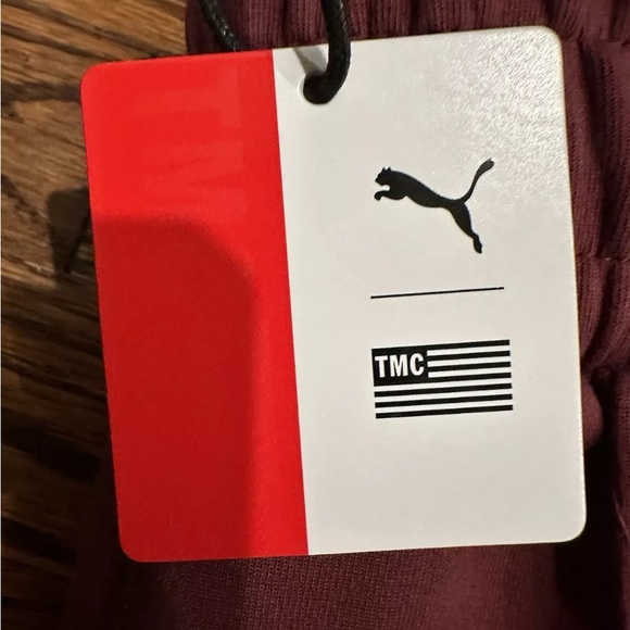Puma X TMC Status Symbol Sweat Pants Nipsey Hussle NWT Men’s Burgundy/White - Picture 4 of 15